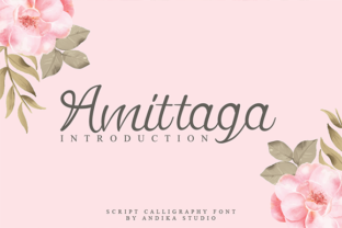 Amittaga: A Elegant Handwritten Font