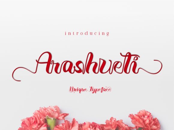 Arashveti Font: Elegant Script for Creative Projects