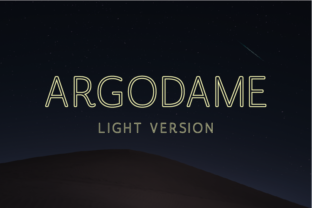 Argodame Outline Light: A Font for Business Growth