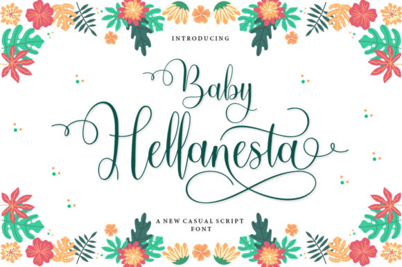 Baby Hellanesta: Elegant Script Font