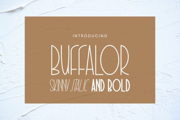 Buffalor: A Magical Sans Serif Font