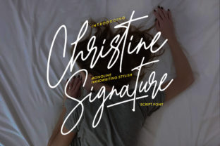 Christine Signature Font for Creative Projects