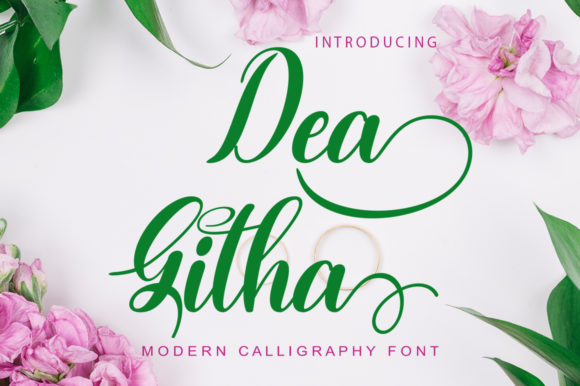 Dea Githa: A Elegant Script Font
