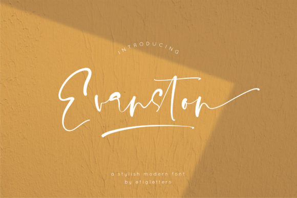 Evanston: A Flowing Script for Creative Projects
