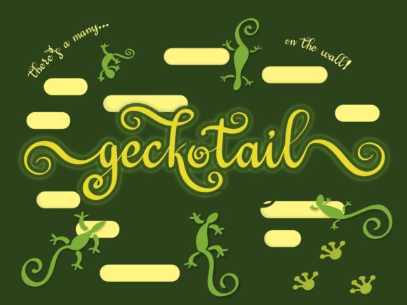Geckotail: A Decorative Font for Creative Web Design