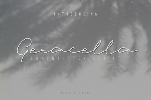 Geracella: A Elegant Handwritten Font