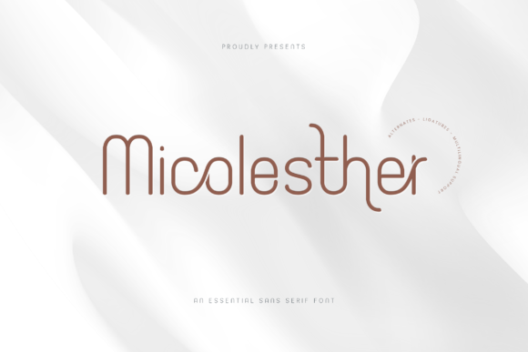 Micolesther: A Magical Sans Serif Font