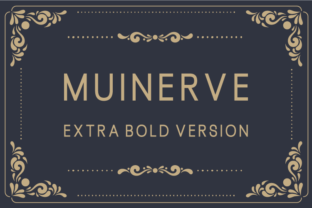 Muinerve Extra Bold Font