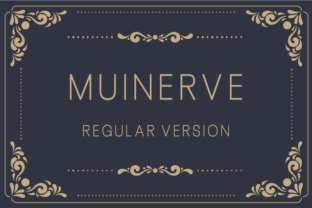 Muinerve Regular: A Stylish Sans Serif