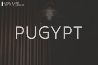 Pugypt: A Modern Sans Serif for Elegant Design