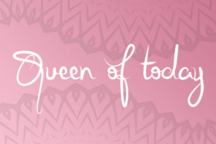 Queen of Today: A Stylish Script Font
