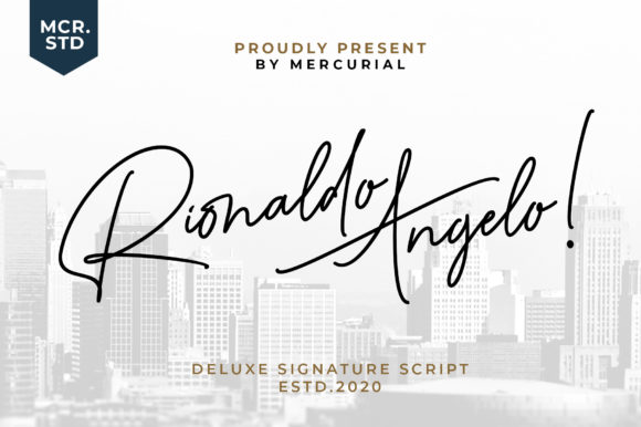Rionaldo Angelo Font Review