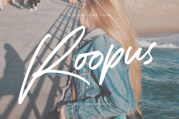 Roopus: A Script Font for Elegant Design