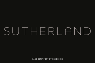 Sutherland: A Font for Elegant Branding