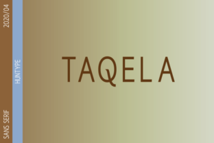 Taqela: A Modern Sans Serif Font