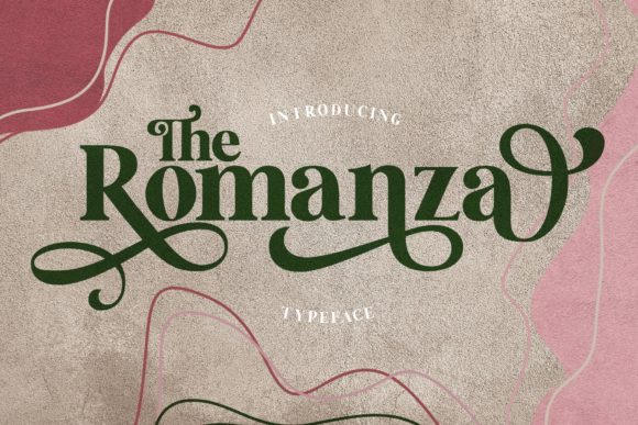 The Romanza: A Bold Serif Font for Elegant Design