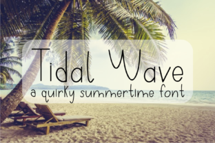 Tidal Wave Font: A Friendly Script for Creative Projects