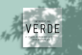 Verde: A Modern Sans Serif for Web Design