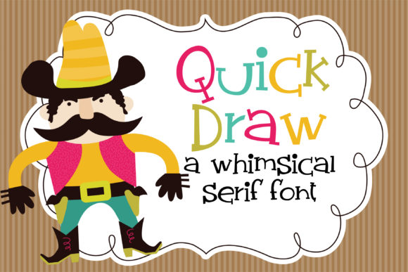 ZP Quick Draw: A Cute Serif for Creative Projects